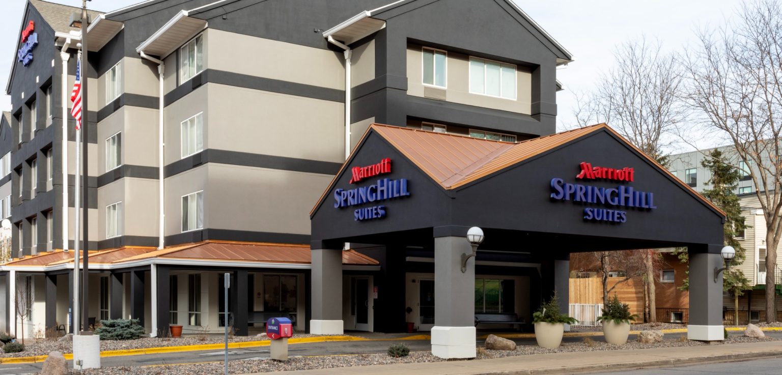 SpringHill Suites Rochester Exterior during the Day